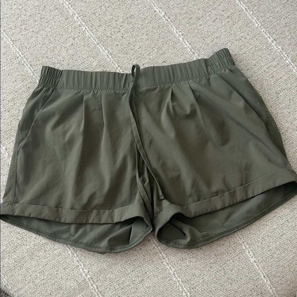 Olive Green Women's Shorts